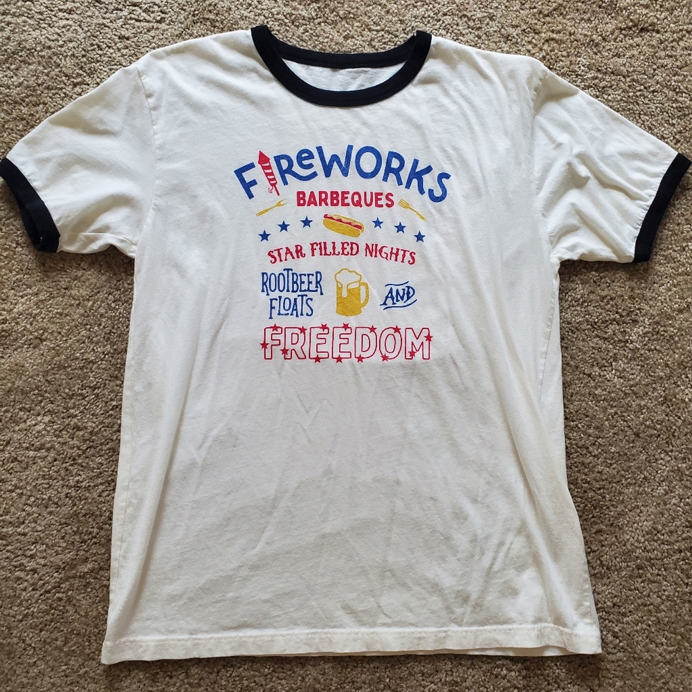 Boutique 4th of July shirt Large